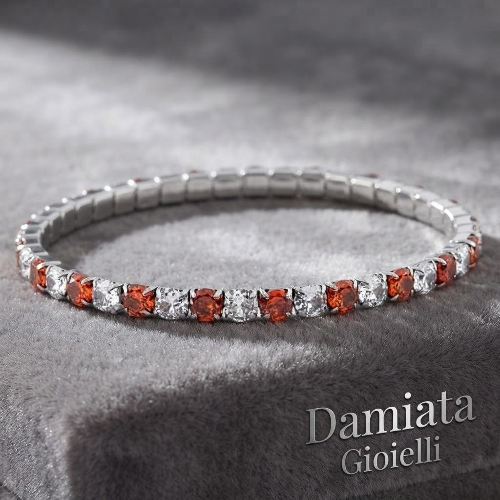 Collana donna 4US Cesare Paciotti in acciaio e zirconi ref. 4UBR6672W
