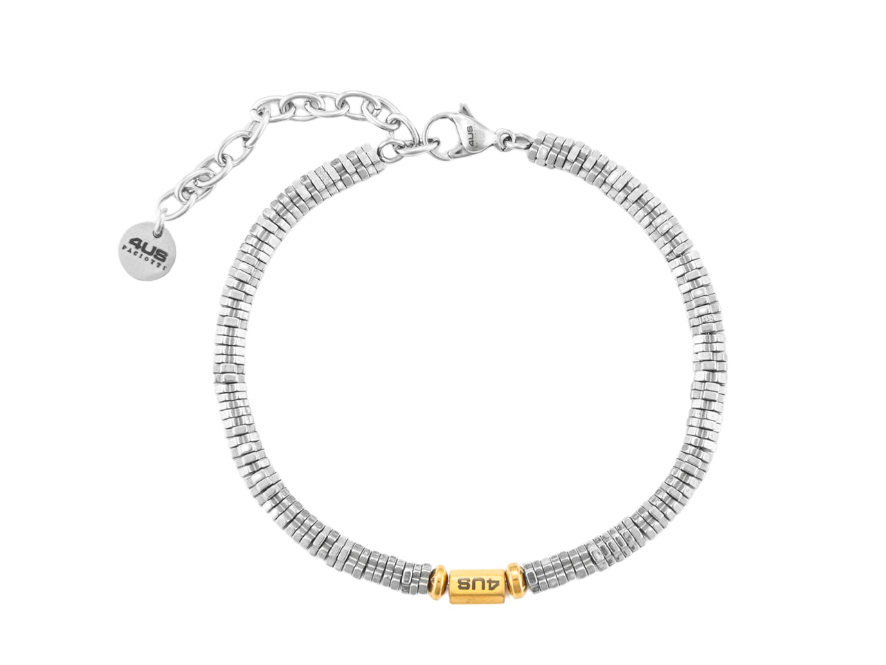 Bracciale uomo 4US Cesare Paciotti in acciaio bicolore 4UBR7025