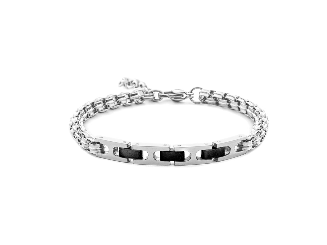 Bracciale uomo 4US Cesare Paciotti in acciaio bicolore 4UBR8476