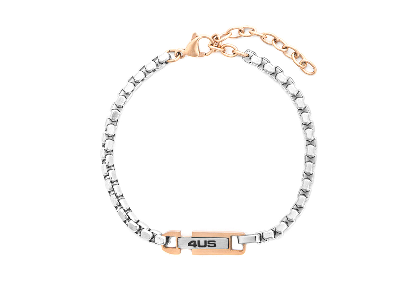 Bracciale uomo 4US Cesare Paciotti in acciaio bicolore 4UBR8524