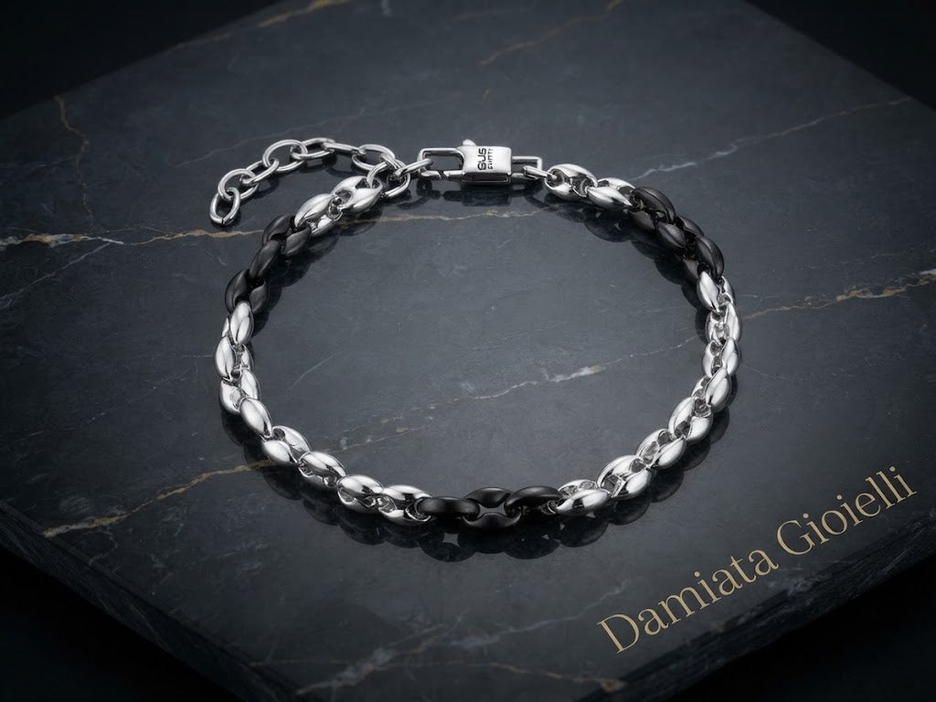 Bracciale uomo 4US Cesare Paciotti in acciaio bicolore ref. 4UBR8529