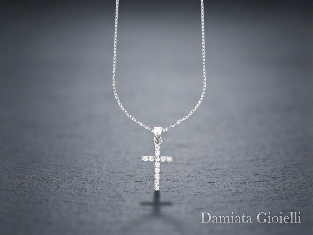 Collana donna 4US Cesare Paciotti in argento e zirconi ref. 4UCL5681W