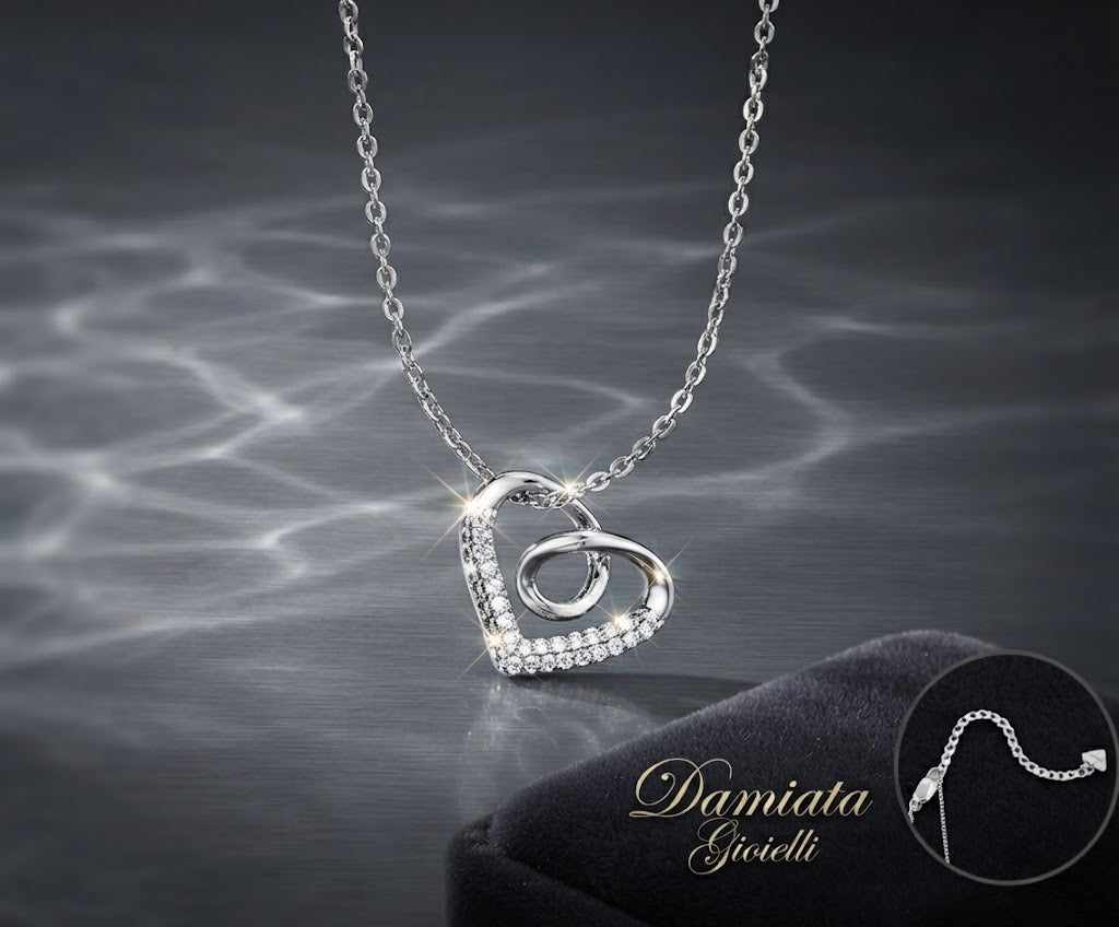 Collana donna 4US Cesare Paciotti in argento e zirconi ref. 4UCL5697W