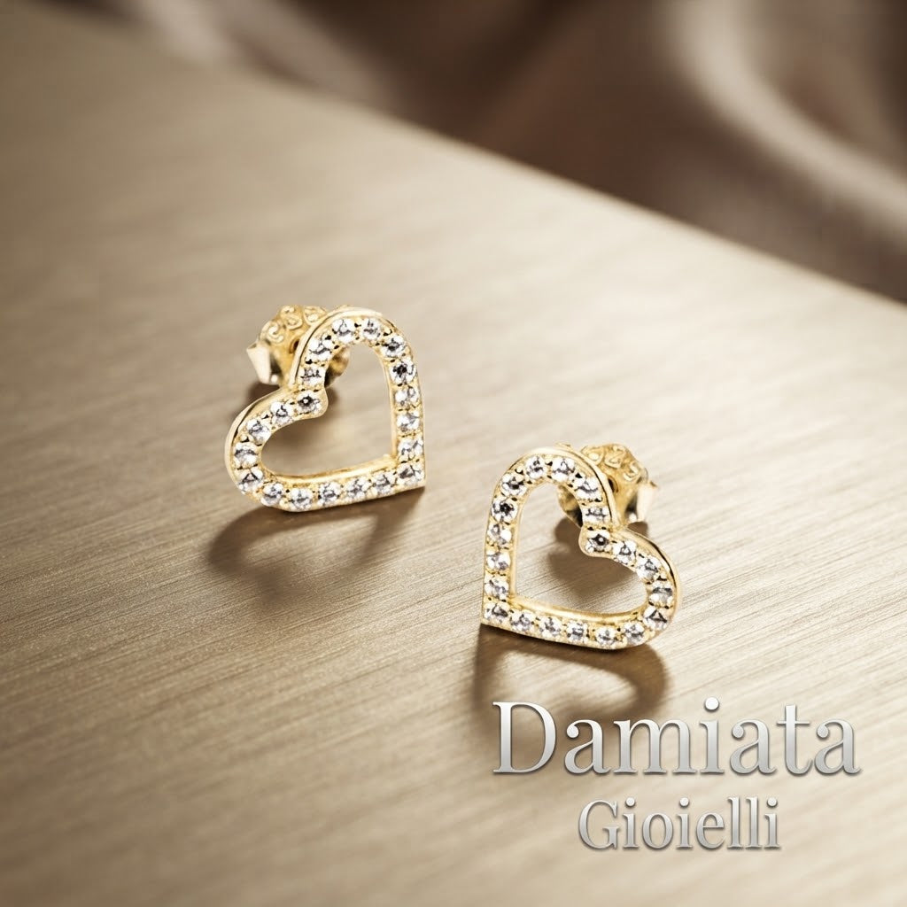 Orecchini donna 4US Cesare Paciotti in argento e zirconi ref. 4UOR5350W