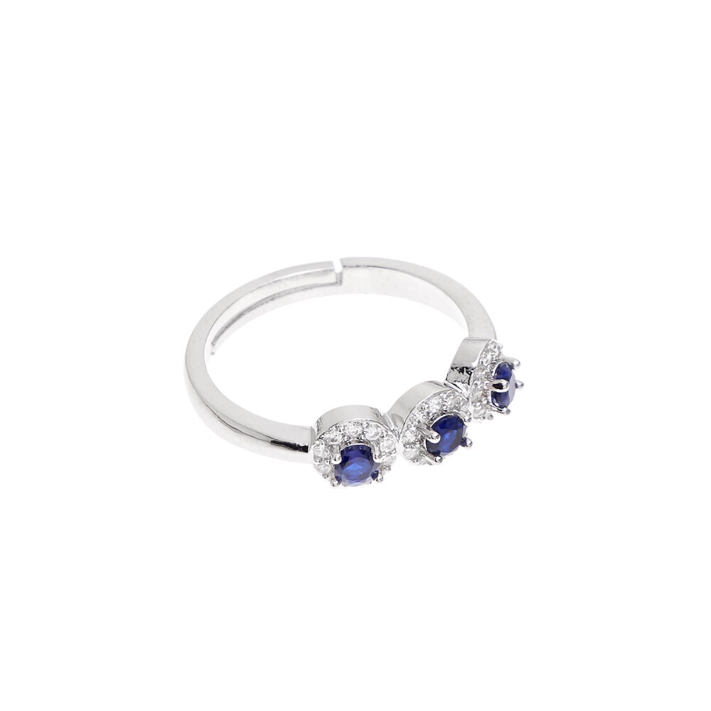 Anello trilogy donna Ottaviani in lega metallica e cubic zirconia 500765A-1