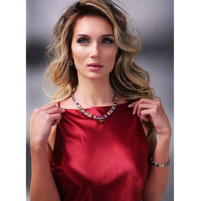Orecchini donna Ottaviani in lega metallica e cubic zirconia 500904O