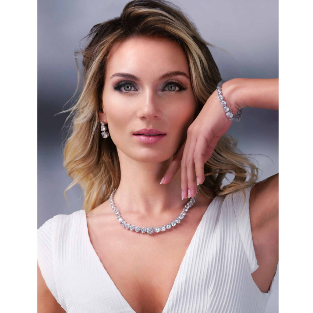 Bracciale donna Ottaviani in lega metallica e cubic zirconia 500906B