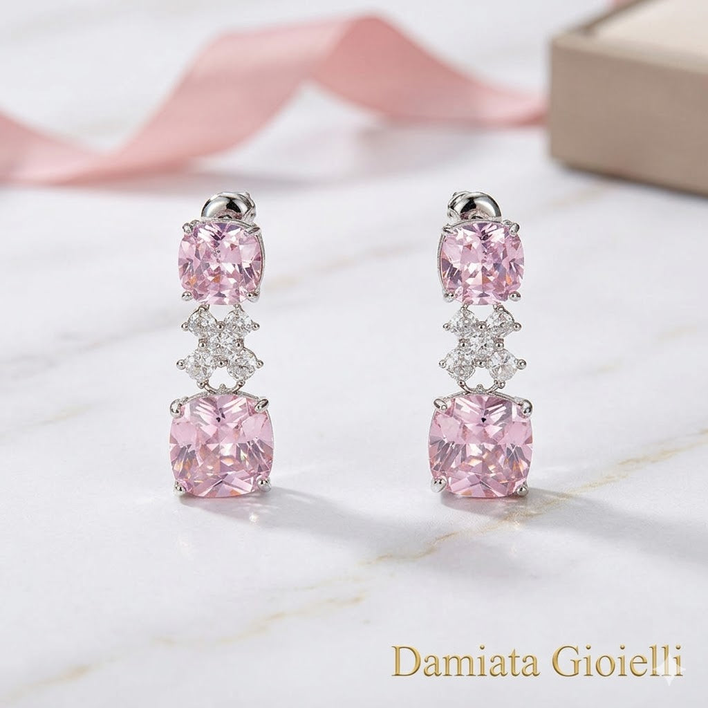 Orecchini donna Ottaviani in lega metallica e cubic zirconia 500918O