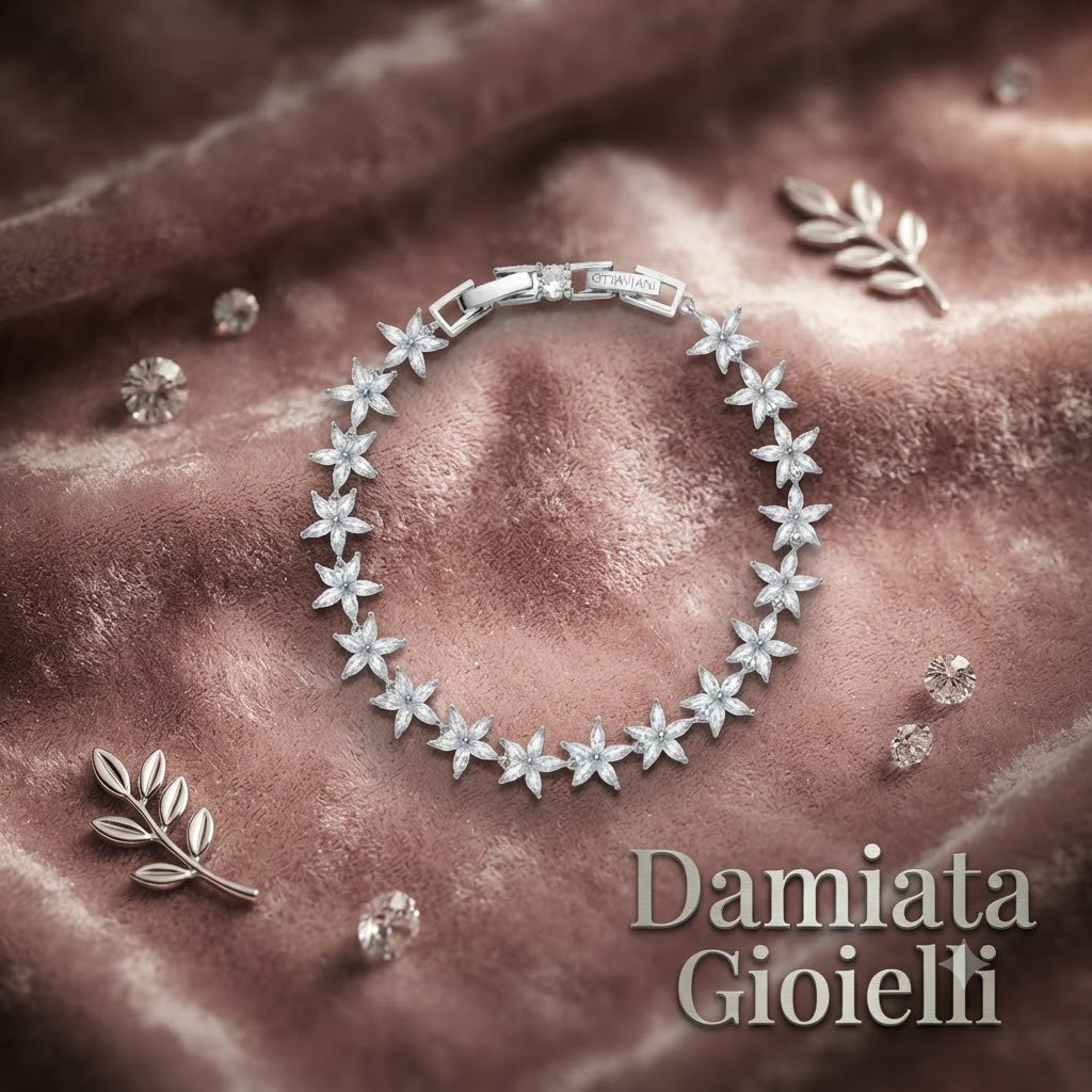 Bracciale donna Ottaviani in lega metallica e cubic zirconia 501051B