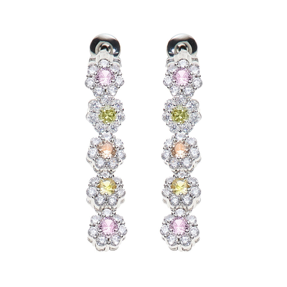 Orecchini donna Ottaviani in lega metallica e cubic zirconia 501116O