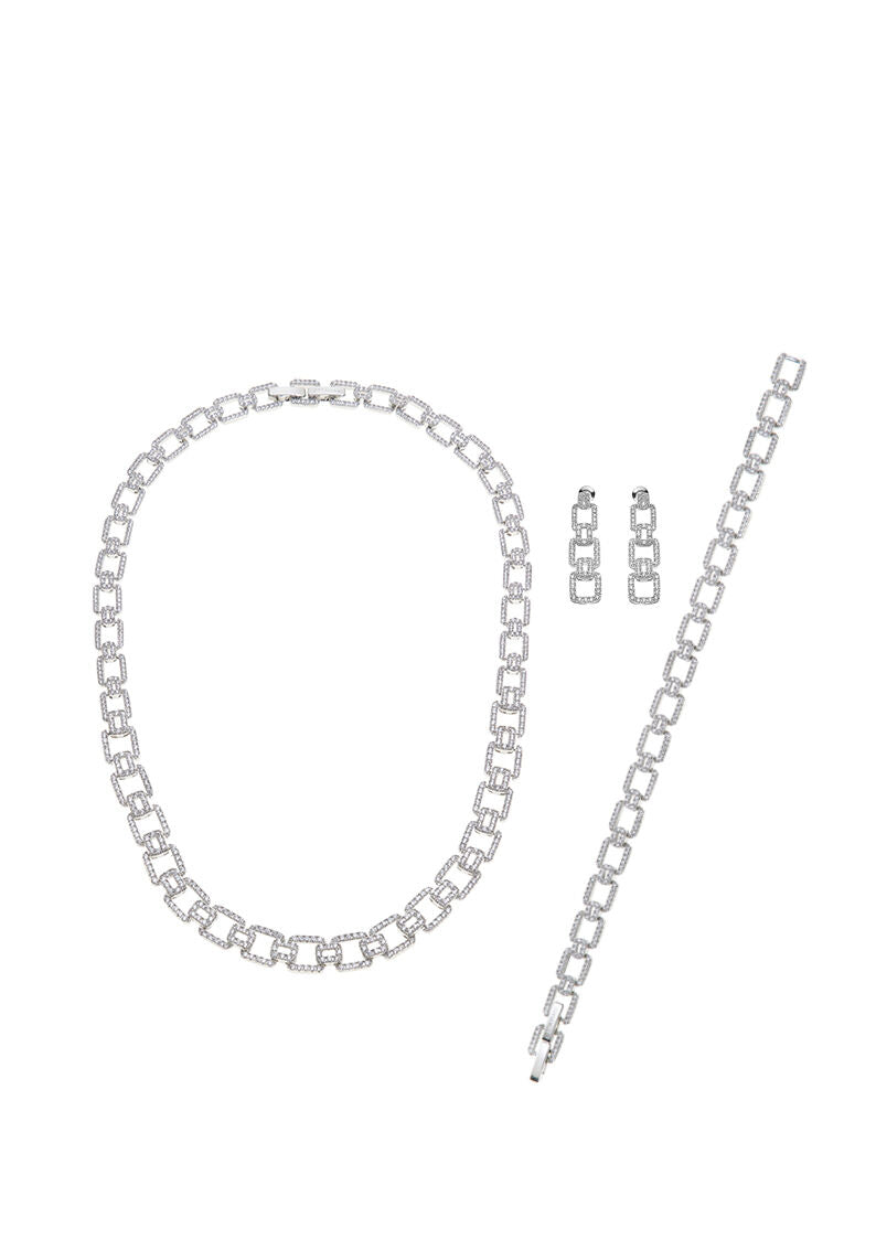 Bracciale donna Ottaviani in lega metallica e cubic zirconia bianchi 501123B