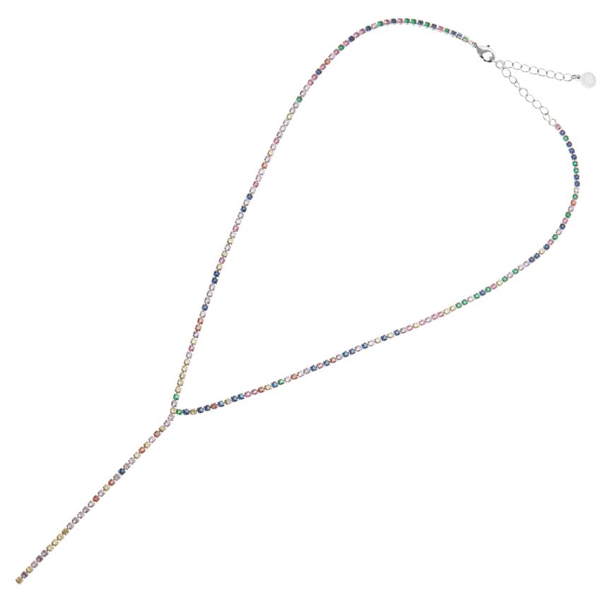 Collana donna Ottaviani in lega metallica e cubic zirconia 501214C-1