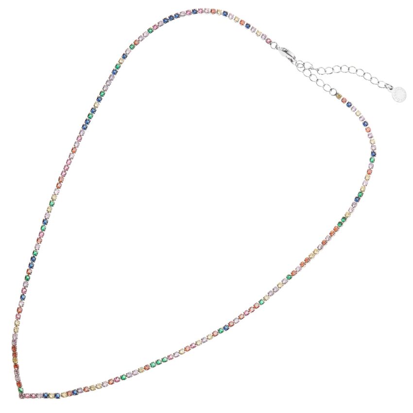 Collana donna Ottaviani in lega metallica e cubic zirconia 501214C