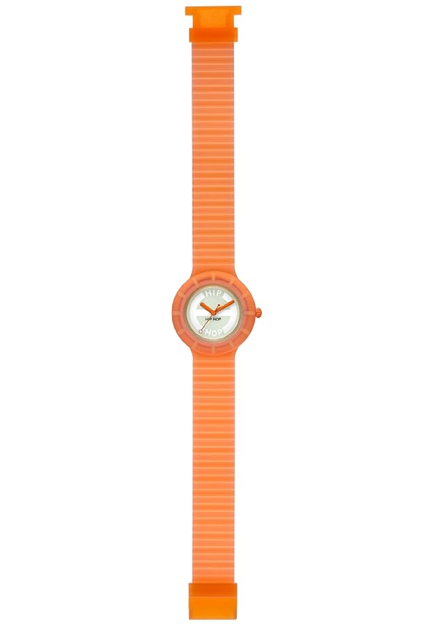Orologio donna Hip Hop in silicone arancione 502