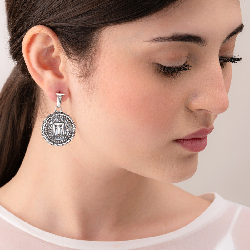 Orecchini pendenti donna Gerardo Sacco in argento 50295