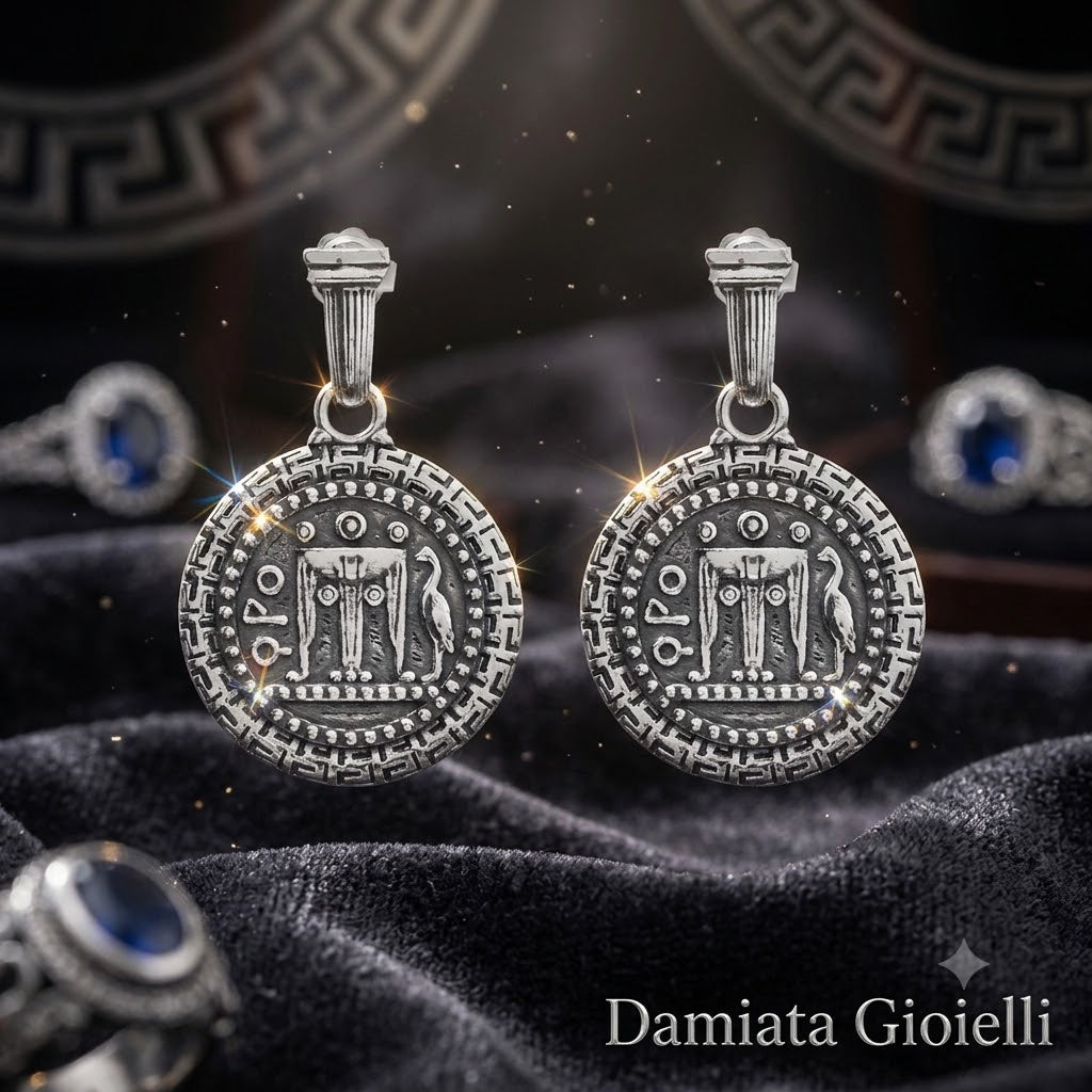 Orecchini pendenti donna Gerardo Sacco in argento 50295