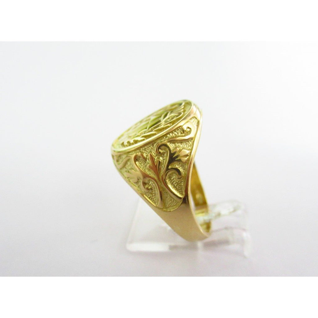 Anello uomo Damiata Gioielli in oro giallo 5100/5/102