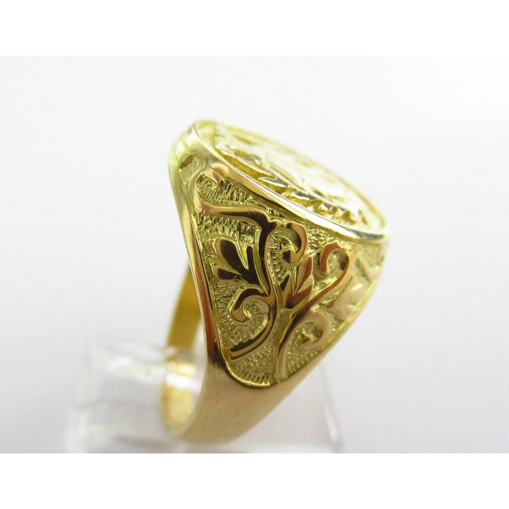 Anello uomo Damiata Gioielli in oro giallo 5100/5/102