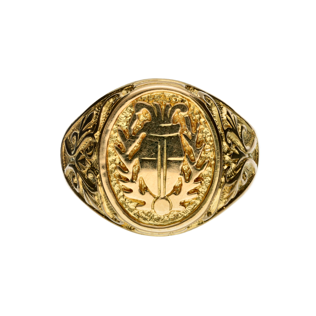 Anello uomo Damiata Gioielli in oro giallo 5104/5/102