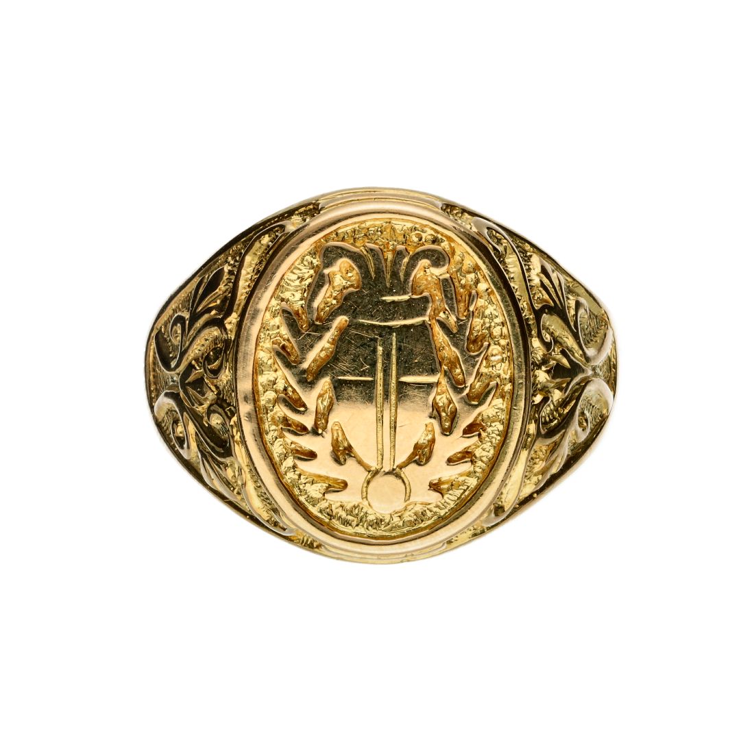 Anello uomo Damiata Gioielli in oro giallo 5104/5/102