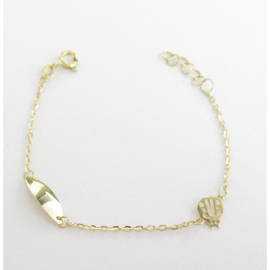 Bracciale con coccinella bambina Damiata Gioielli in oro giallo 516/6/102