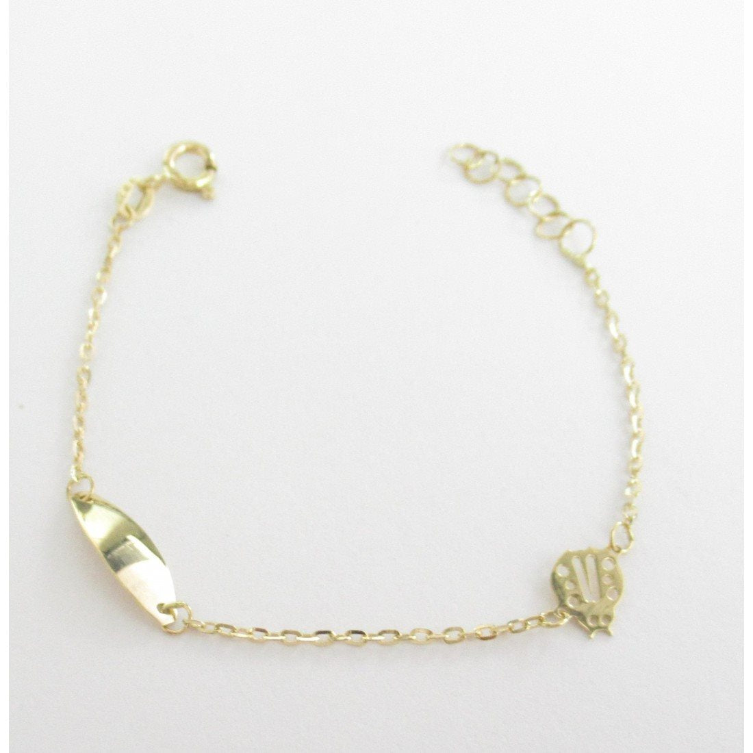 Bracciale con coccinella bambina Damiata Gioielli in oro giallo 516/6/102