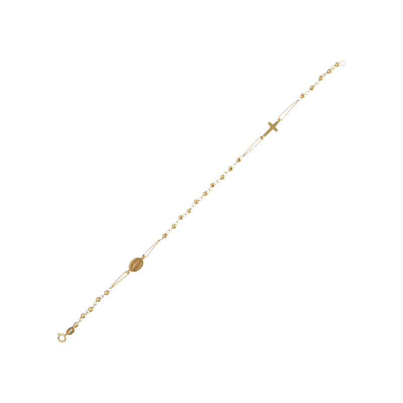 Bracciale rosario unisex Damiata Gioielli in oro giallo 534/5/102/2