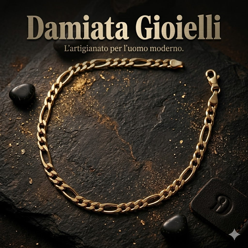 Bracciale a catena uomo Damiata Gioielli in oro giallo 541/102