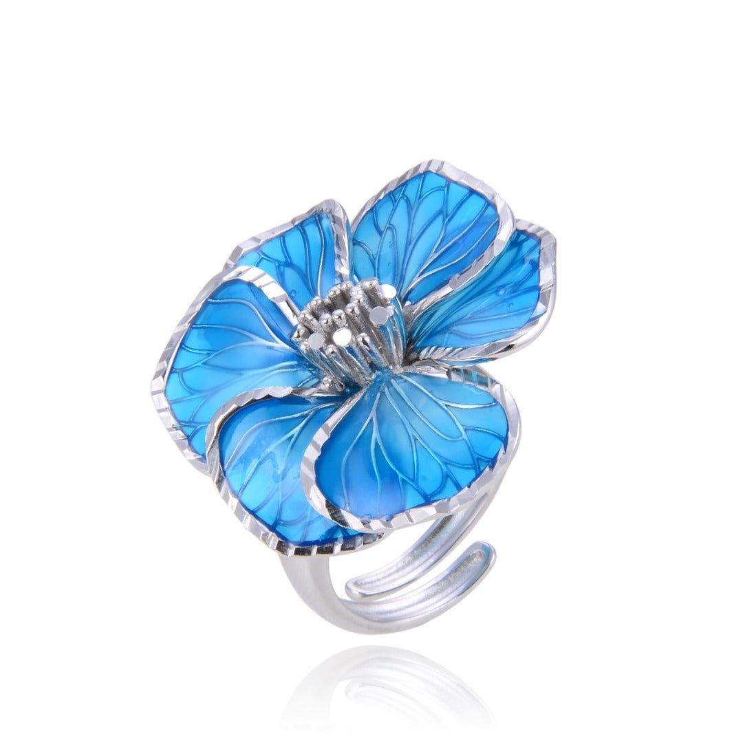 Anello fiore donna Trova Gioielli in argento 5431-BA