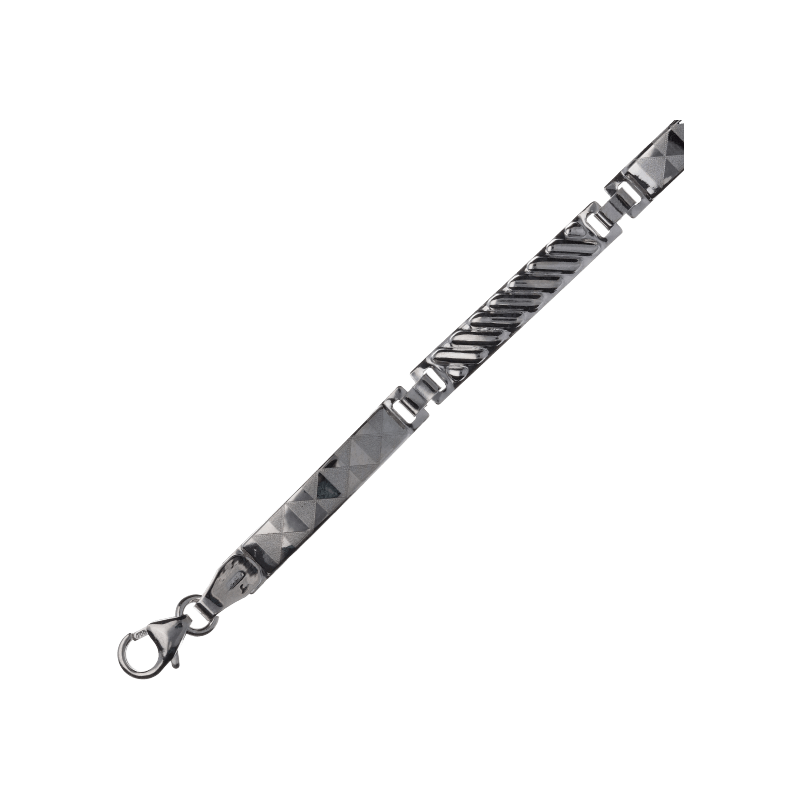Bracciale semirigido uomo Damiata Gioielli in oro bianco 547/102/4