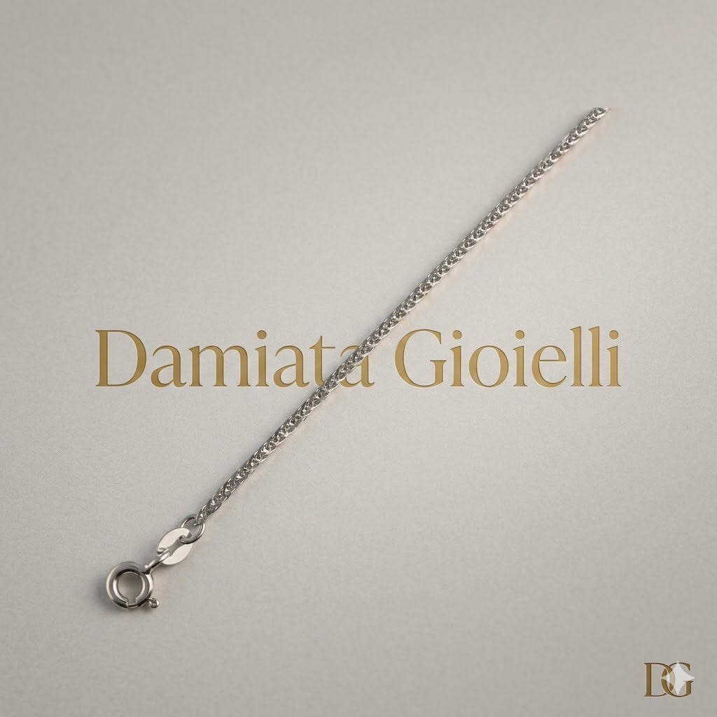 Collana unisex Damiata Gioielli in oro bianco 569/5/102