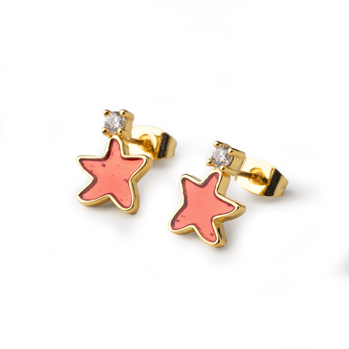 Orecchini donna Isola Bella Stella Marina in bronzo e zirconi 60000018