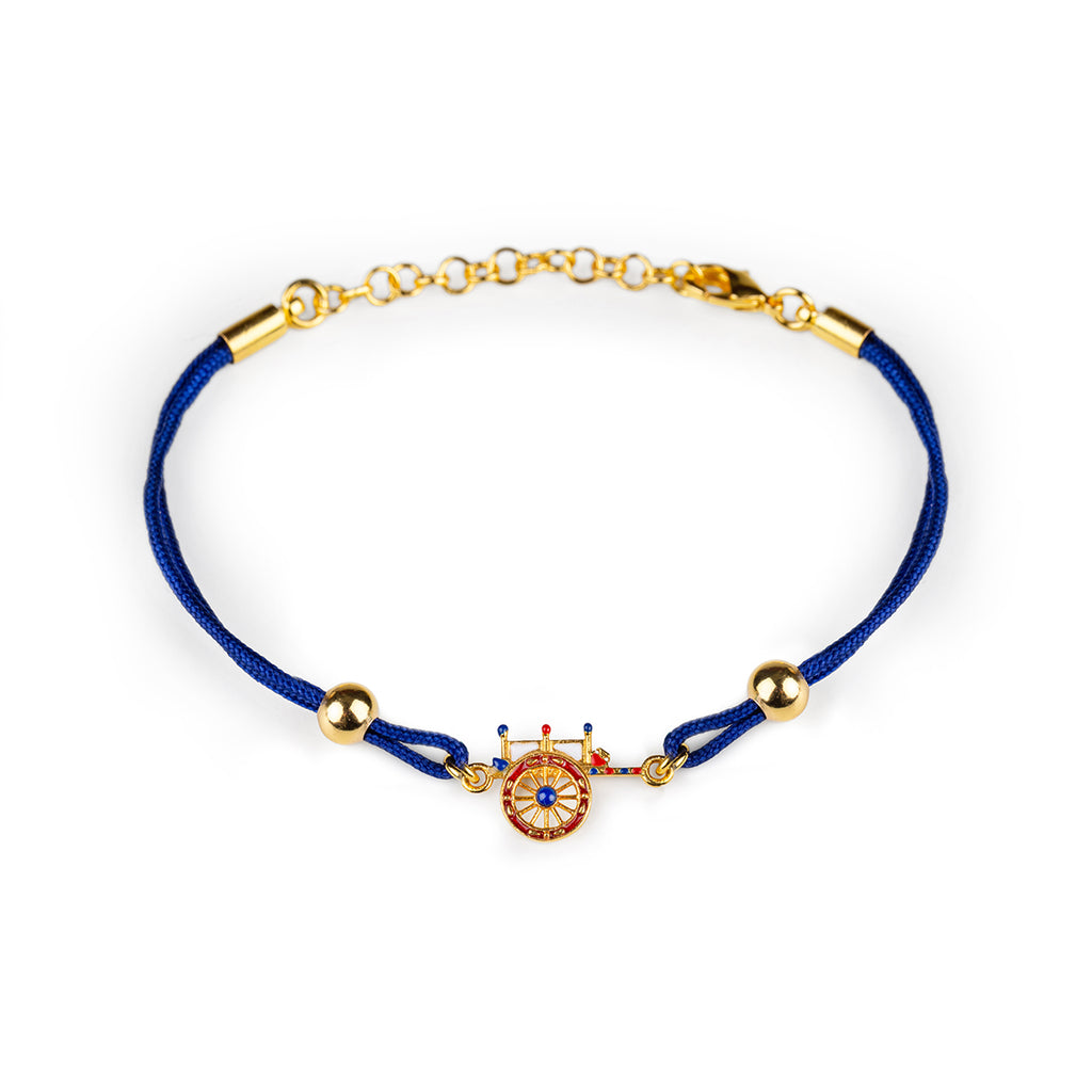 Bracciale donna Isola Bella Carretto Siciliano in lega smaltata e cordino 60000031