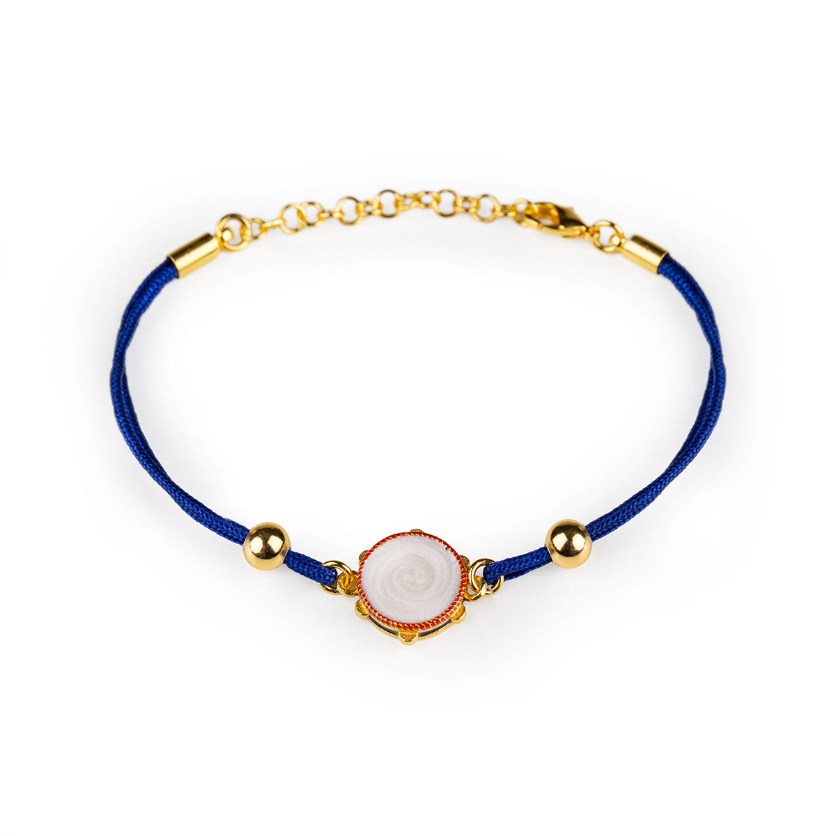 Bracciale donna Isola Bella Tamburello in lega smaltata e cordino 60000033