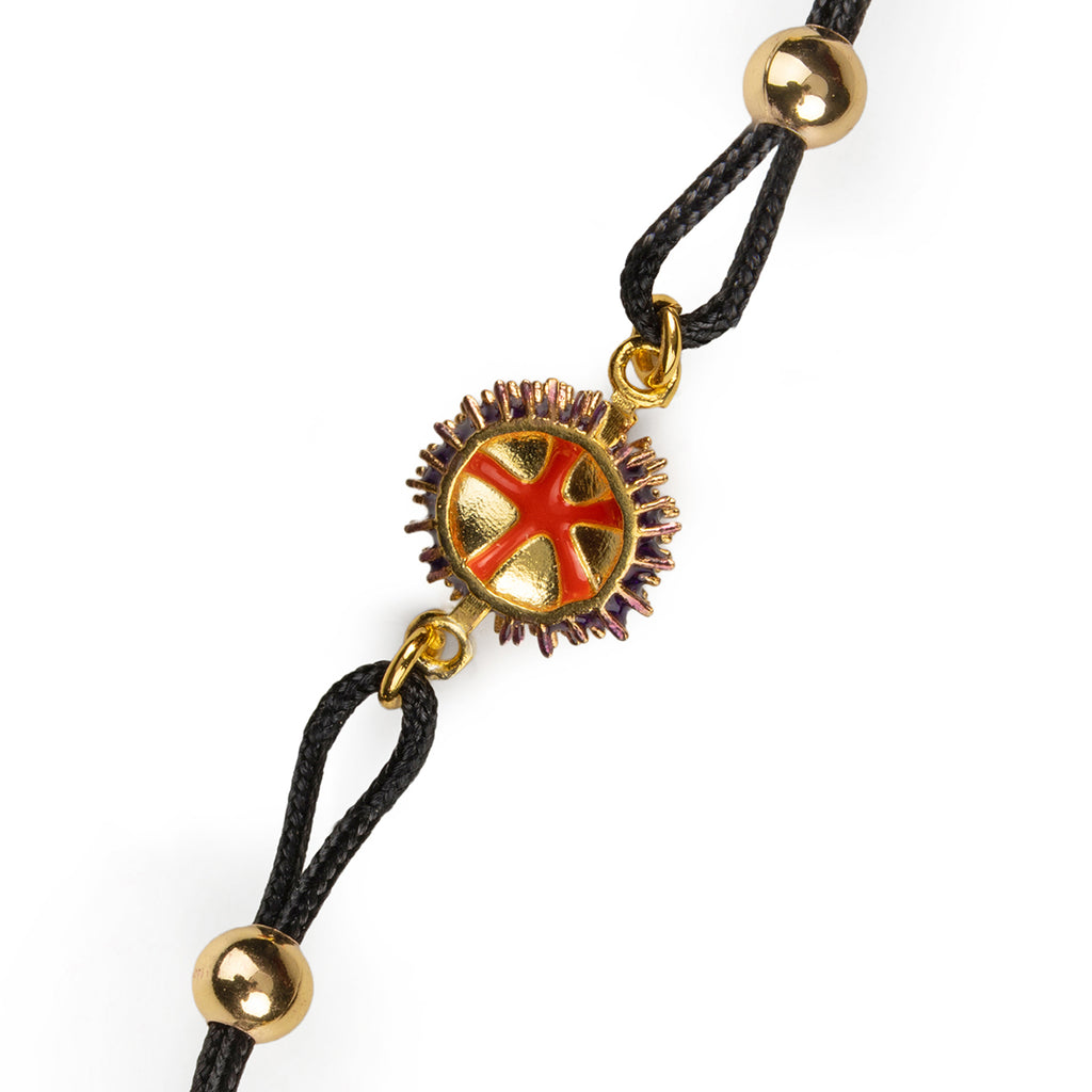 Bracciale donna Isola Bella Riccio in lega smaltata e cordino 60000034