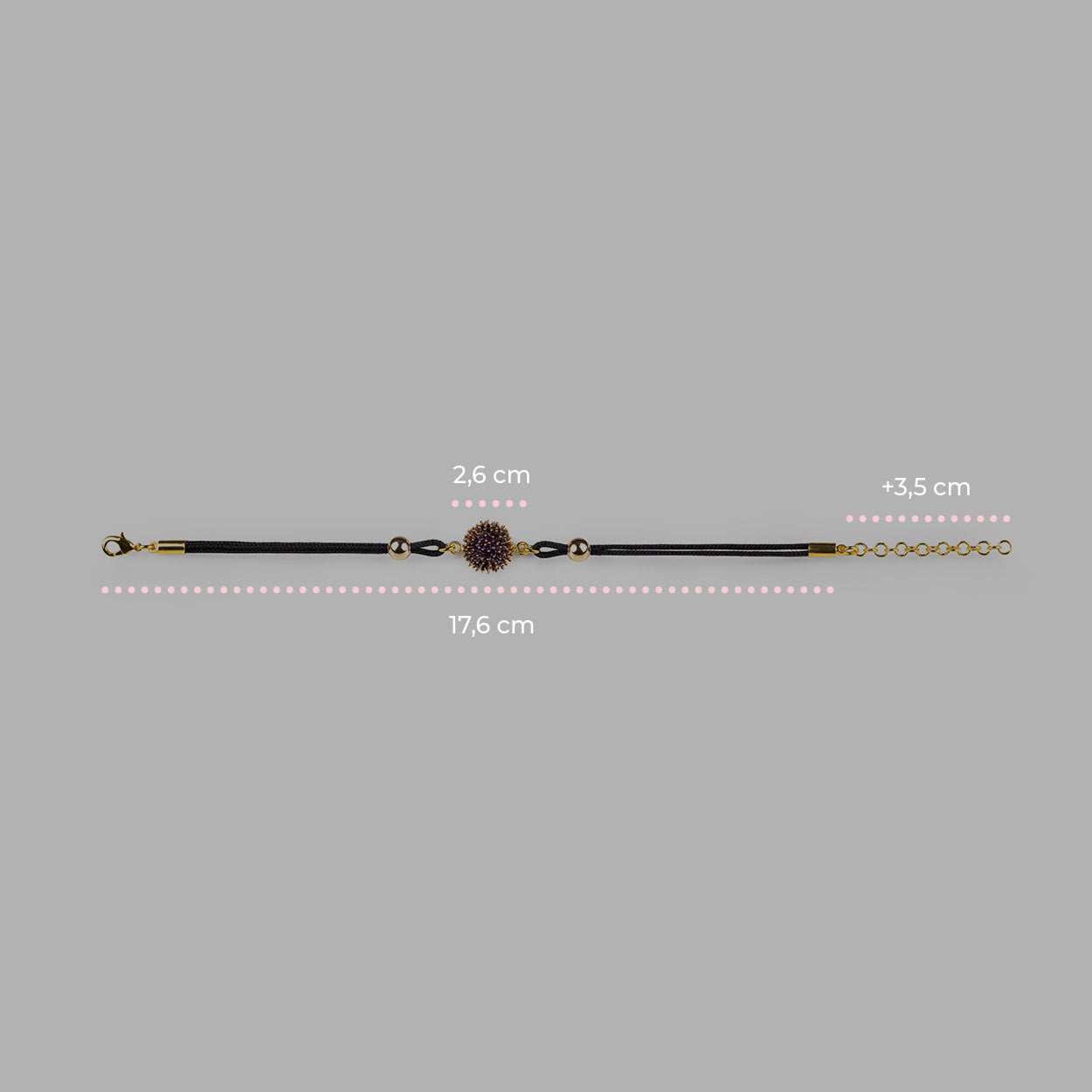 Bracciale donna Isola Bella Riccio in lega smaltata e cordino 60000034