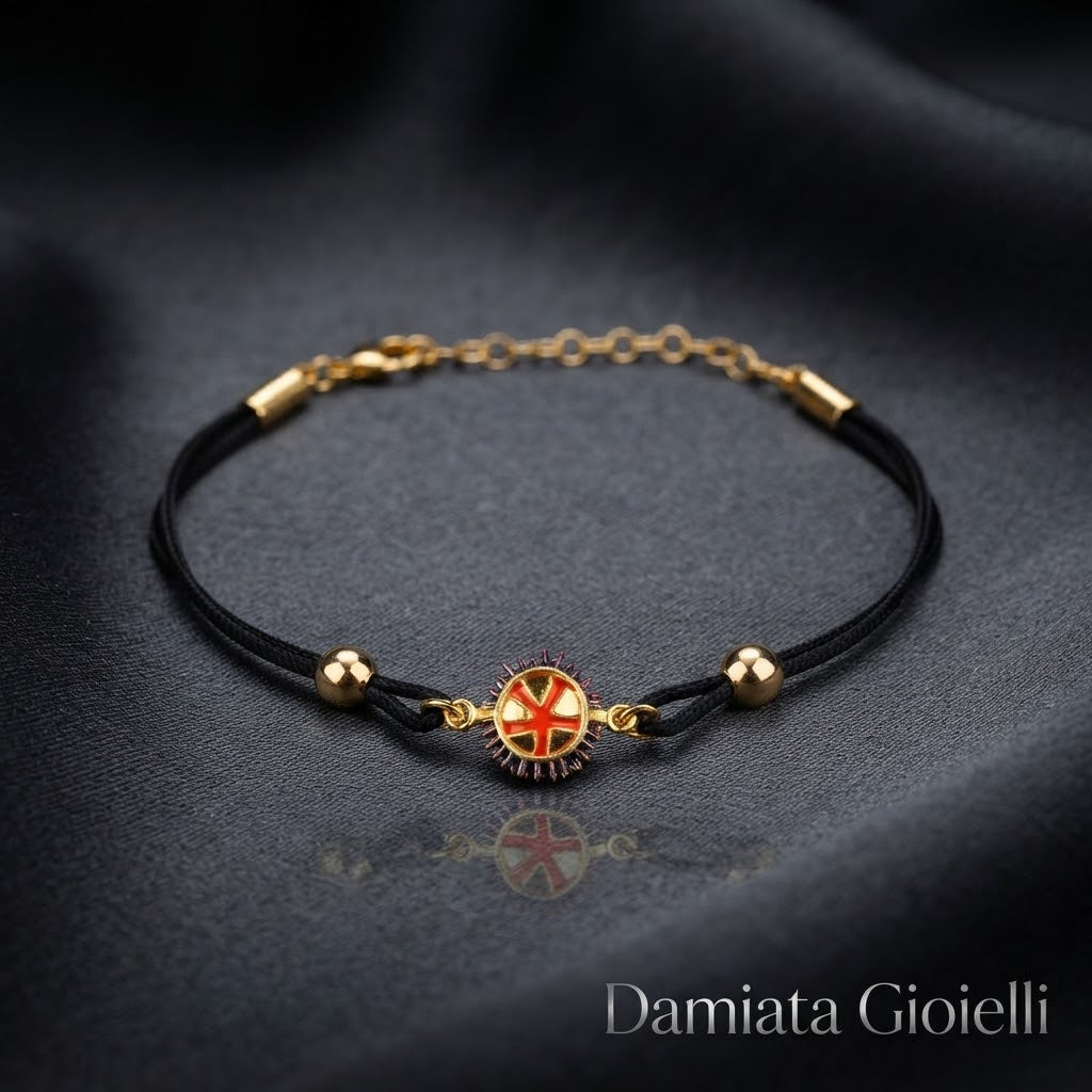 Bracciale donna Isola Bella Riccio in lega smaltata e cordino ref. 60000034