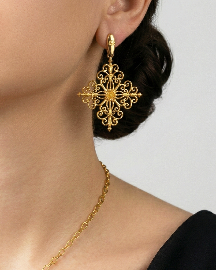 Orecchini donna Isola Bella Barocco Gold in lega placcata oro 60000053