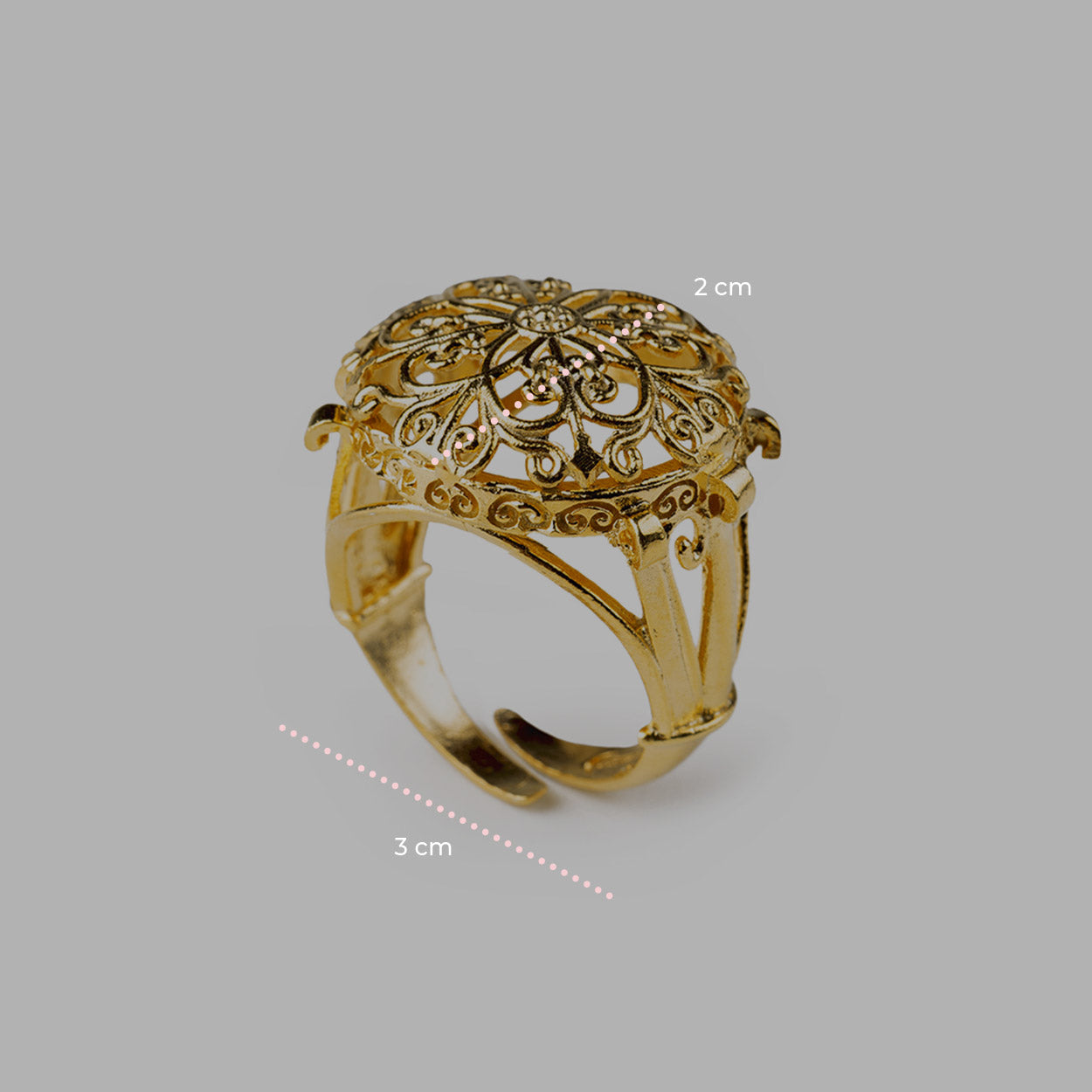 Anello donna Isola Bella Rosone Gold in lega placcata oro 60000054