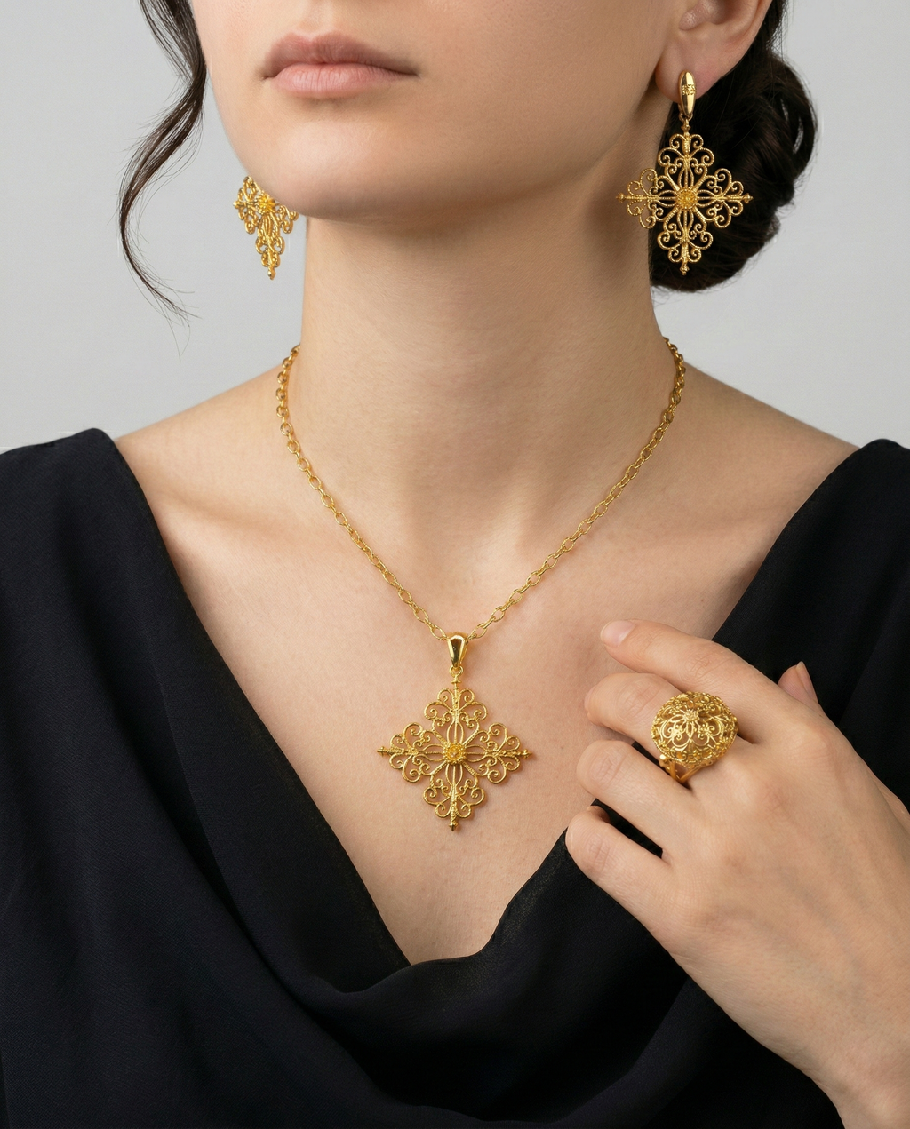 Collana donna Isola Bella Barocco Gold in lega placcata oro 60000055