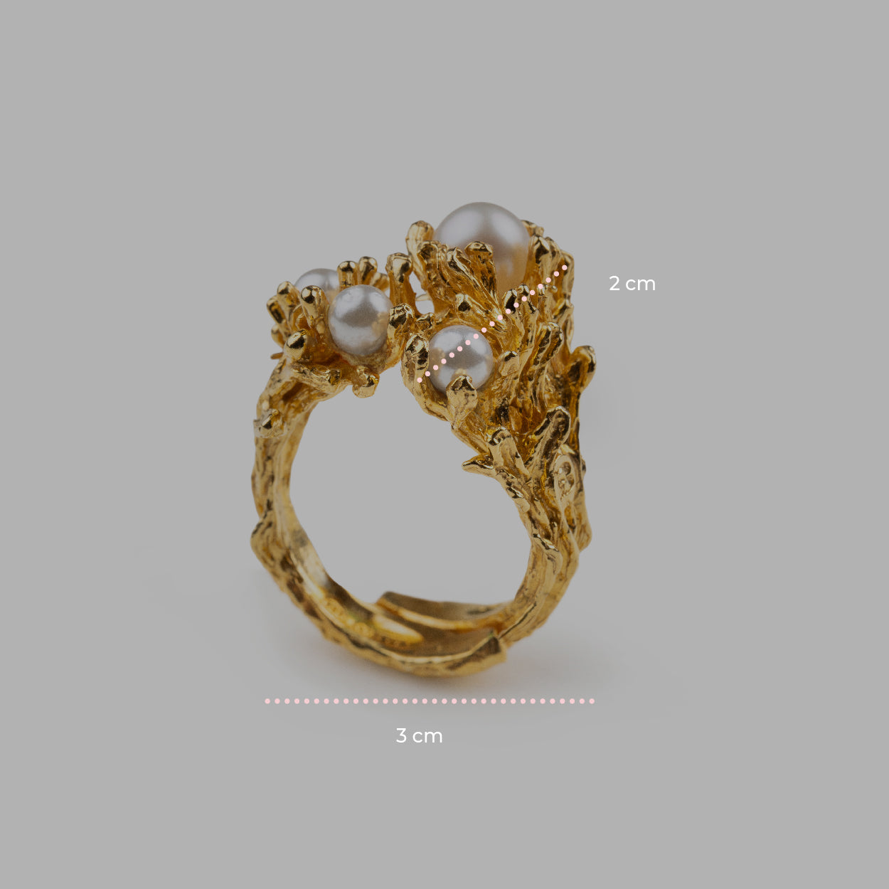 Anello donna Isola Bella Rami di Perle Gold in lega placcato oro ref. 60000089