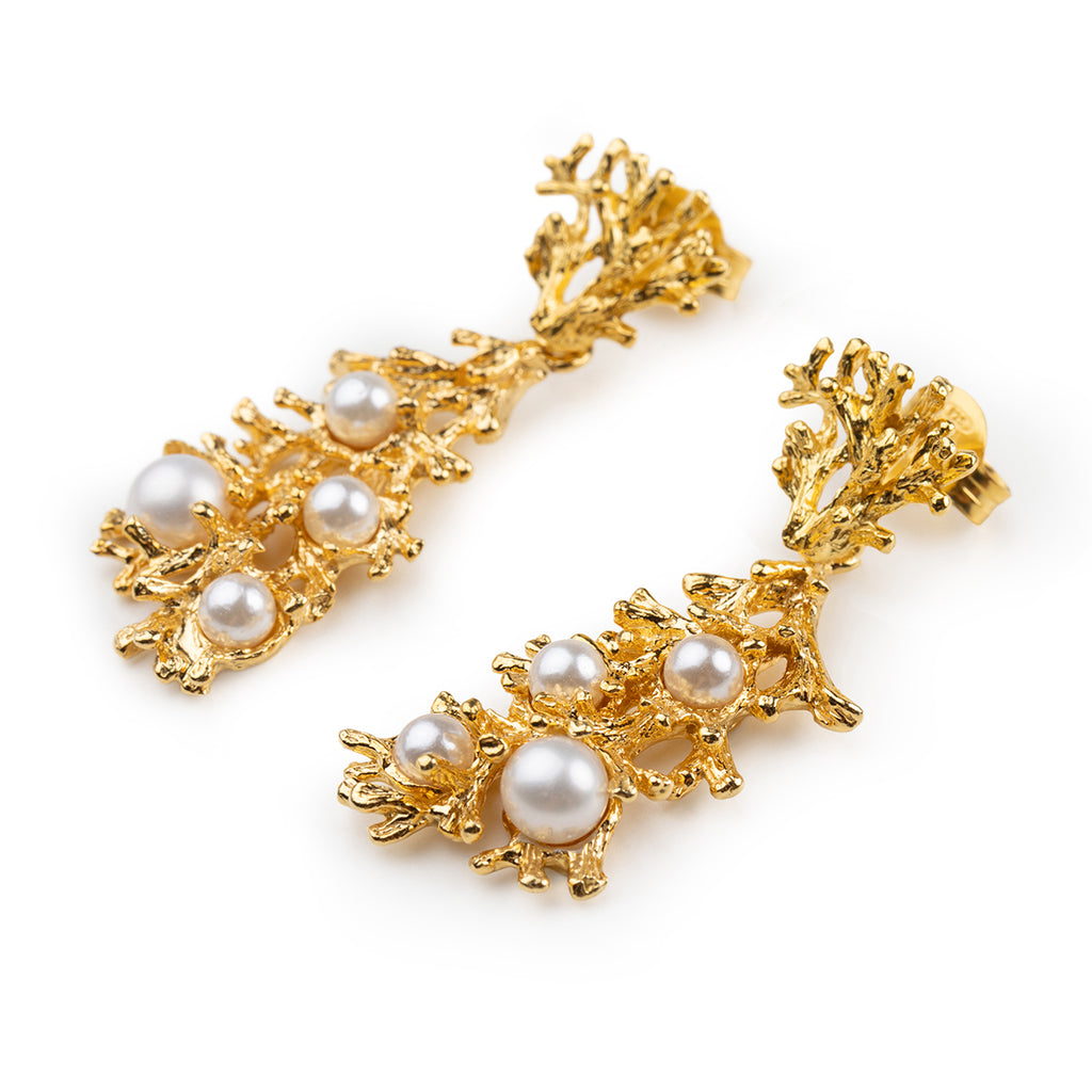 Orecchini donna Isola Bella Rami di Perle Gold in lega placcata oro ref. 60000113