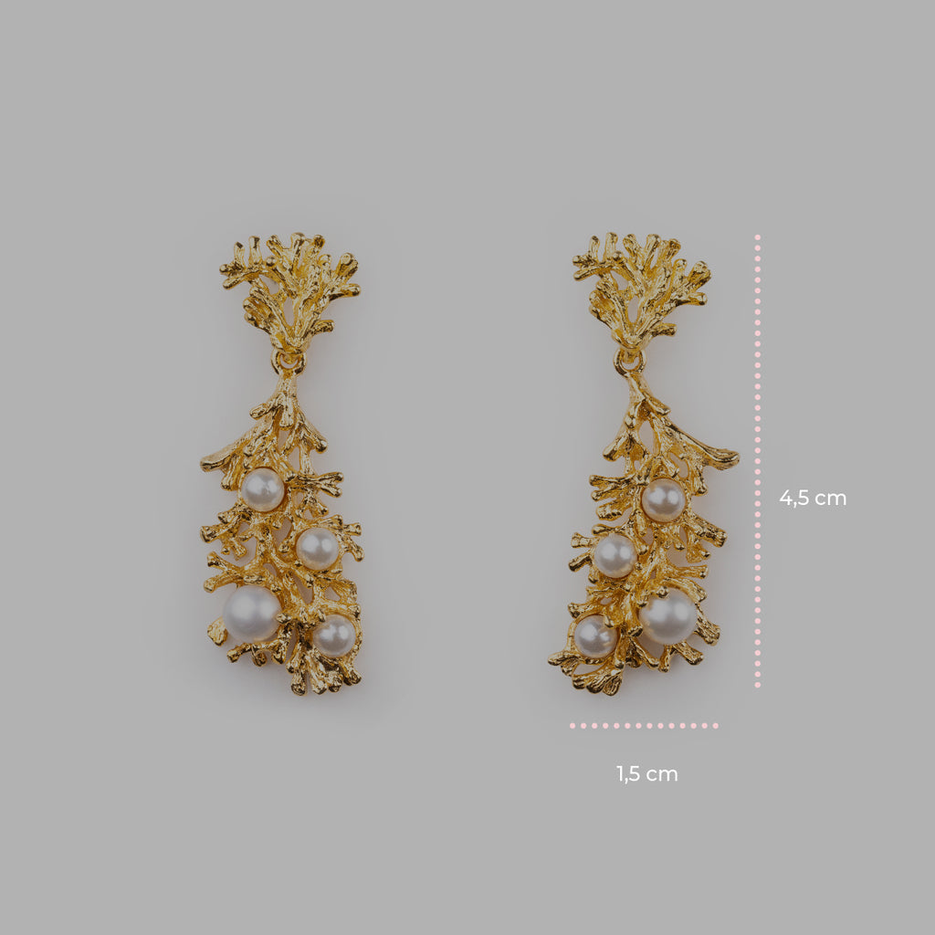 Orecchini donna Isola Bella Rami di Perle Gold in lega placcata oro ref. 60000113