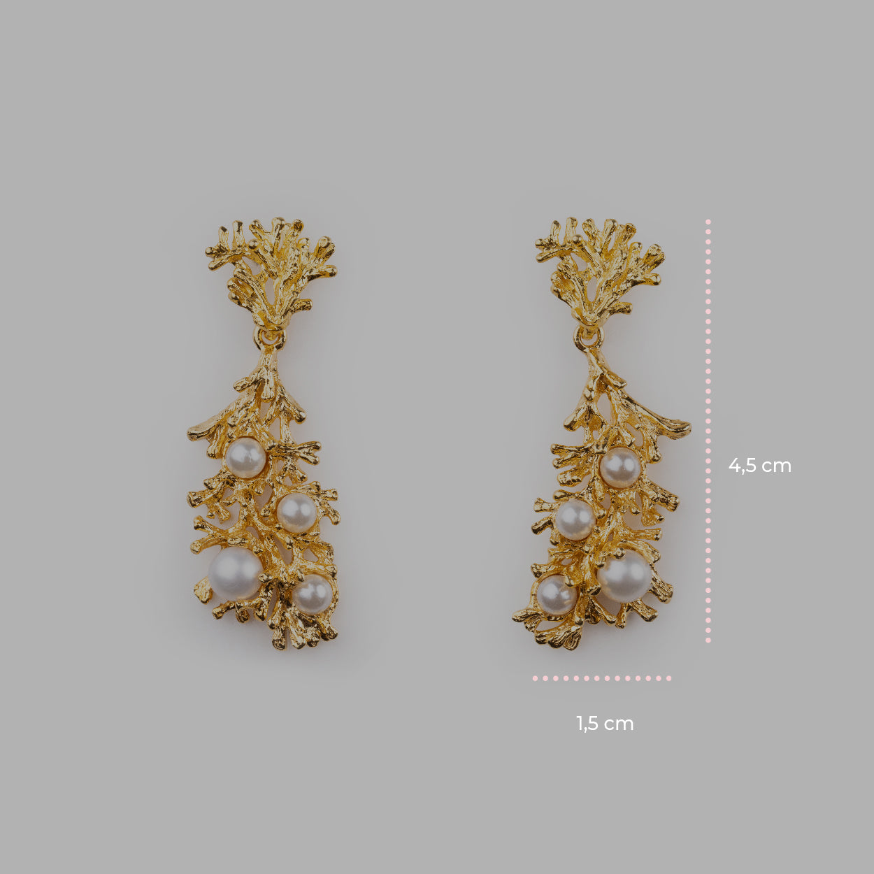 Orecchini donna Isola Bella Rami di Perle Gold in lega placcata oro ref. 60000113