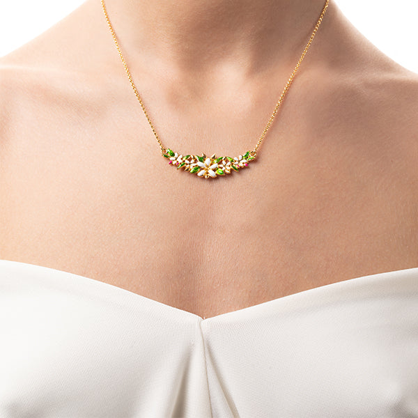 Collana donna Isola Bella Gelsomino in lega placcata oro ref. 60000154