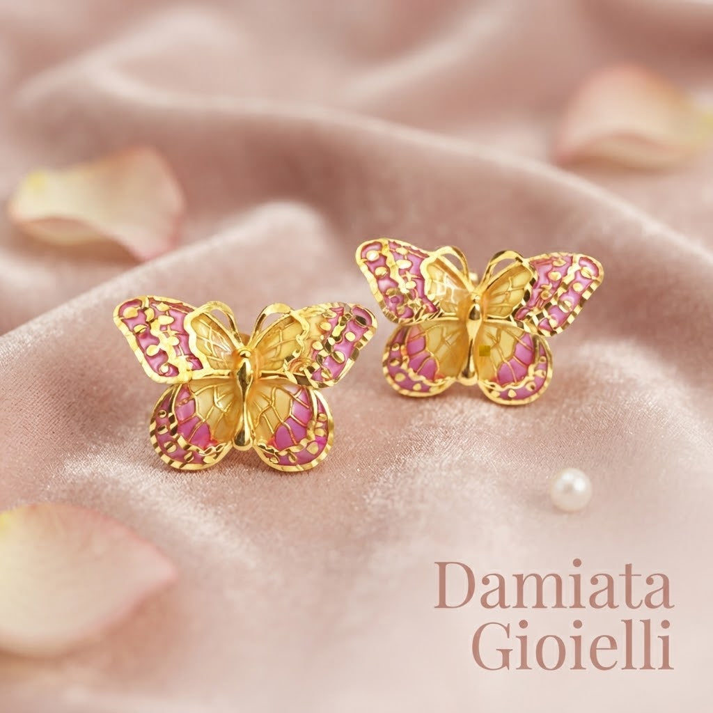Orecchini farfalla donna Trova Gioielli in argento ref. 6003-G1