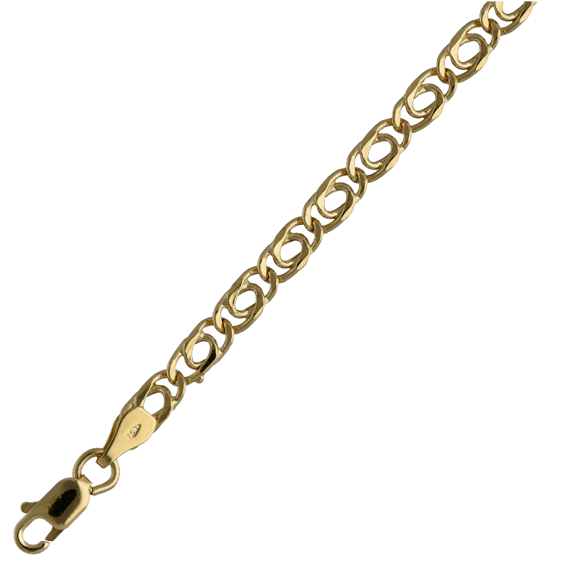 Bracciale a catena uomo Damiata Gioielli in oro giallo 650/7/102