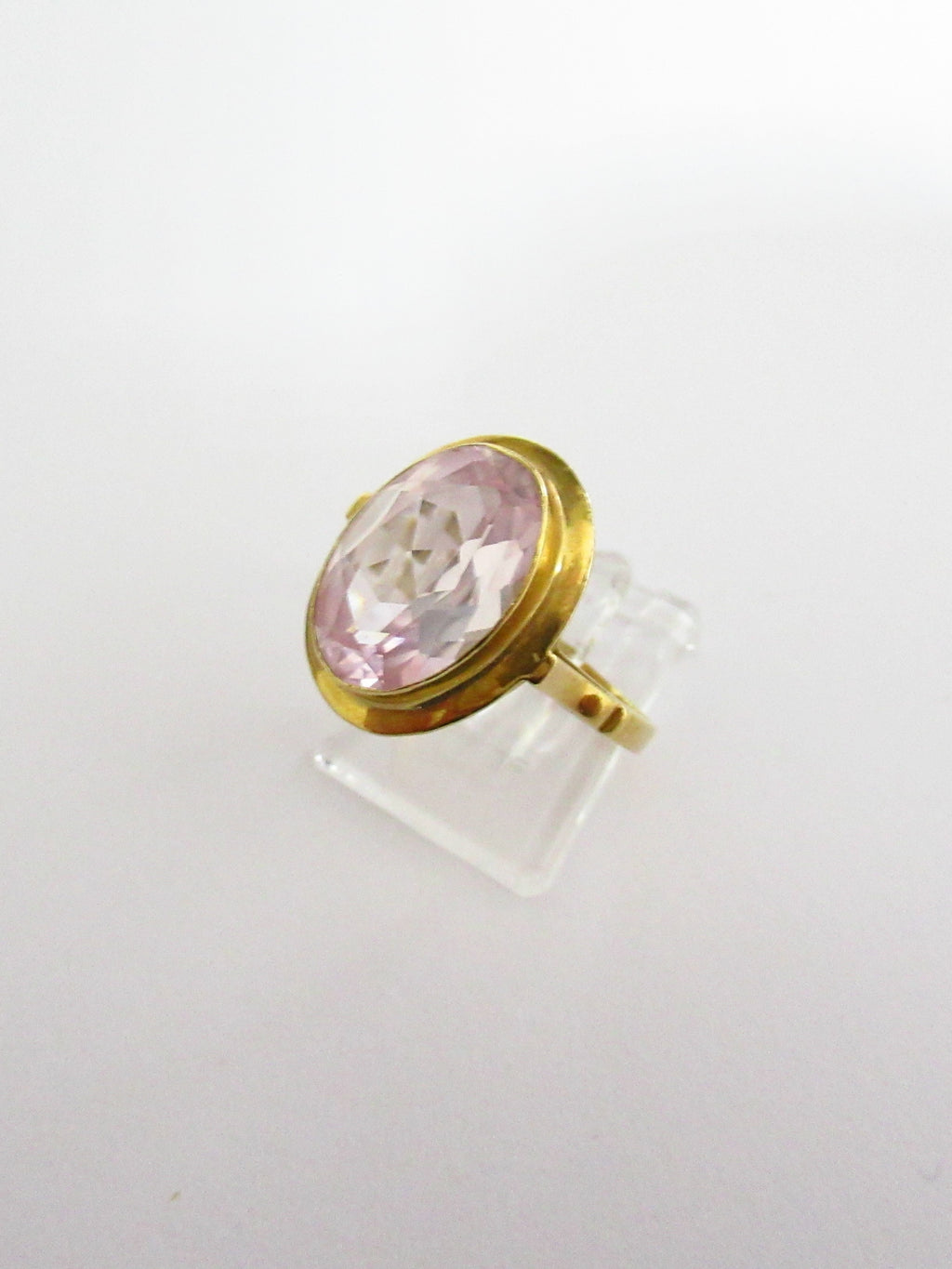 Anello fantasia donna Damiata Gioielli in oro giallo con quarzo 654/102