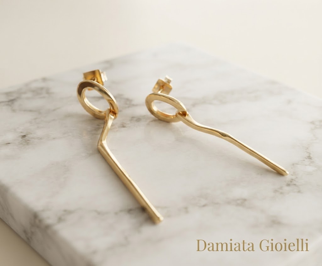 Orecchini pendenti donna Damiata Gioielli in oro giallo ref. 654/102/3