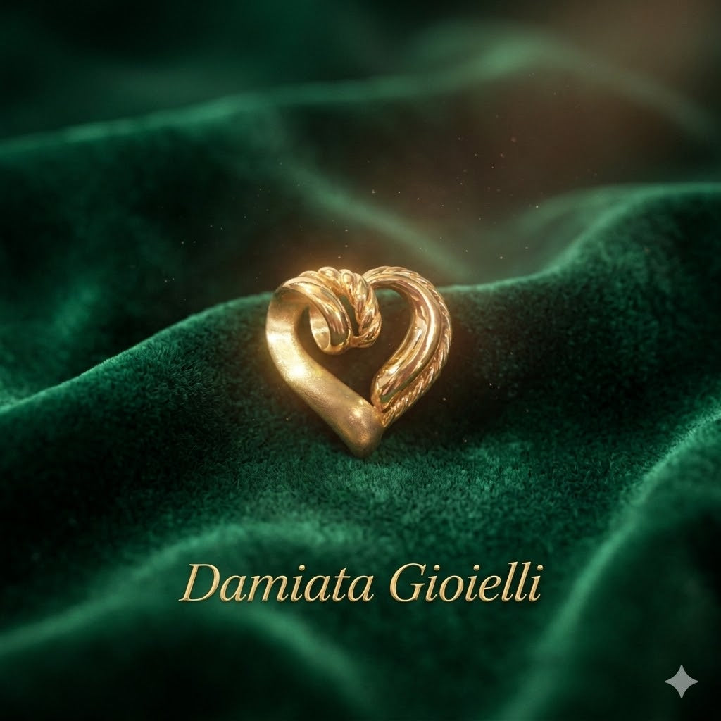 Ciondolo a cuore donna Damiata Gioielli in oro giallo 761/102/4